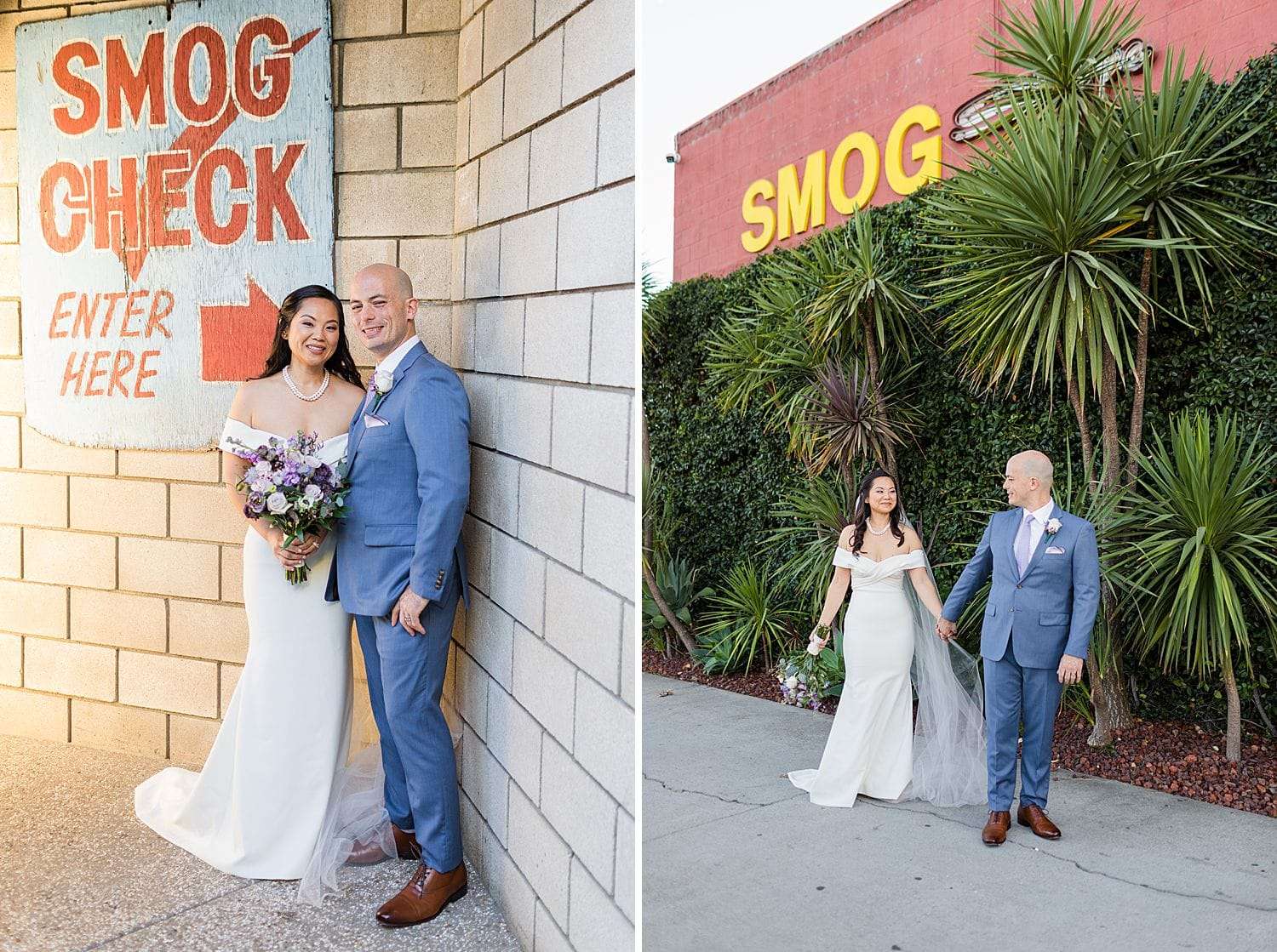 smog shoppe culver city wedding photographer