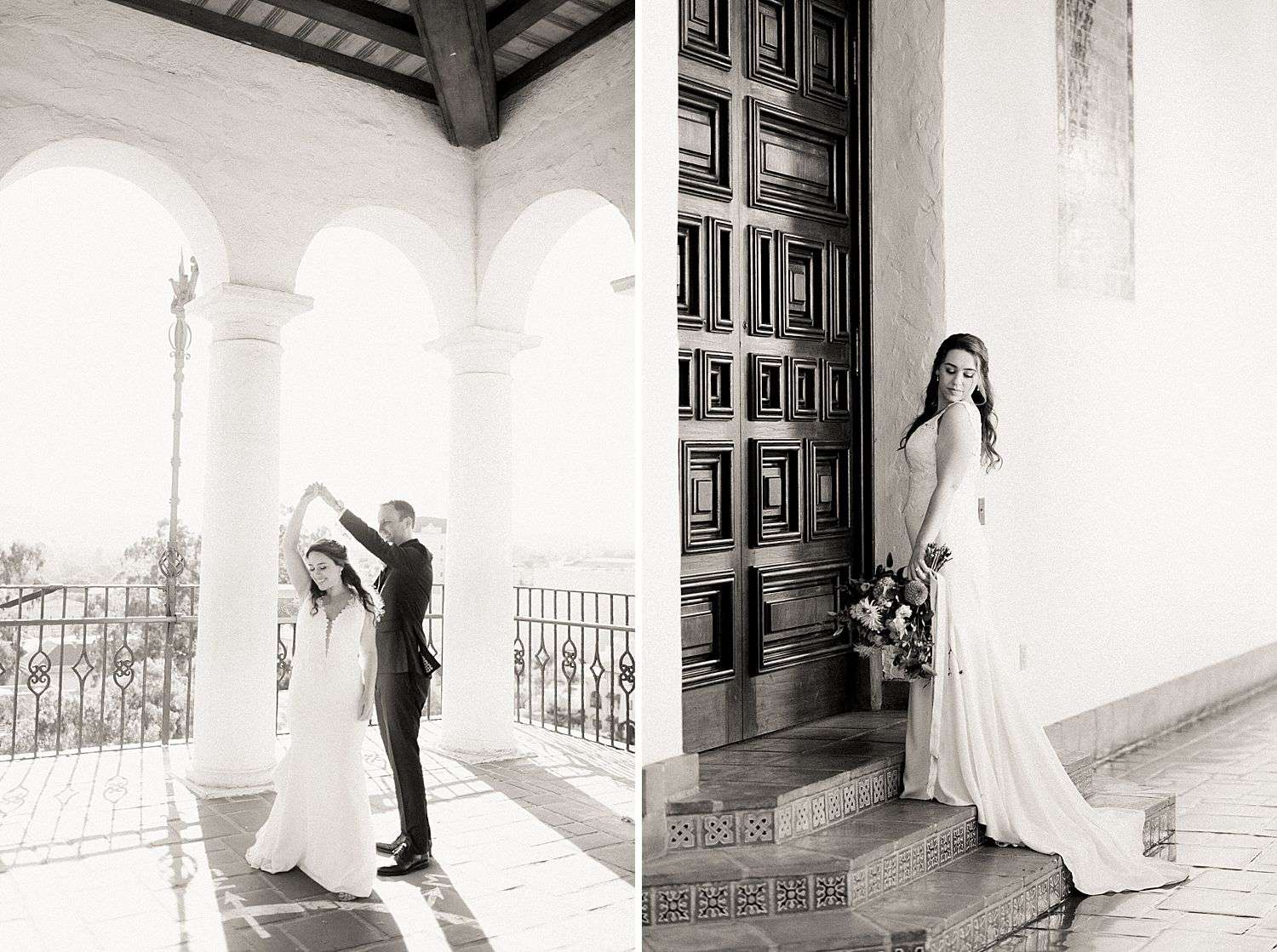 santa barbara courthouse wedding photos
