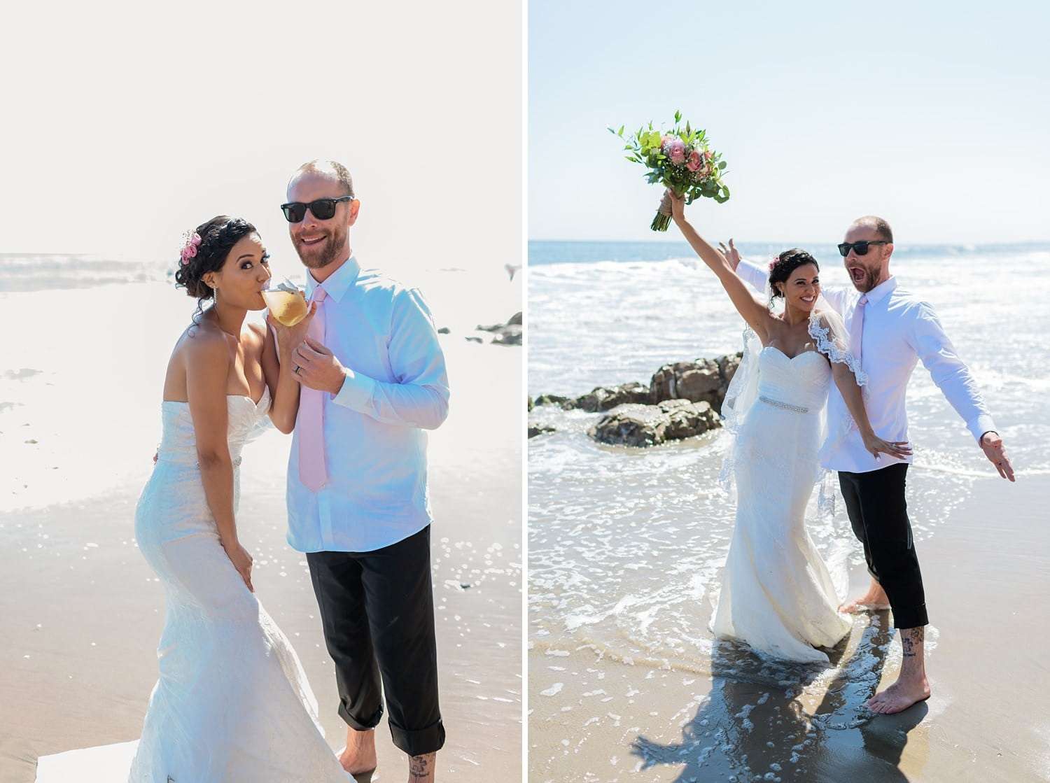 Hendry’s beach wedding photos